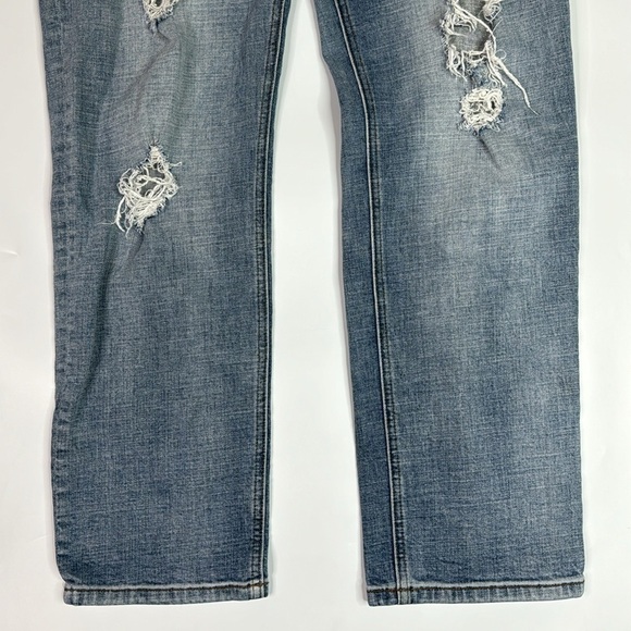 KUT Catherine Boyfriend Distressed Jeans Size 14 - Picture 3 of 11